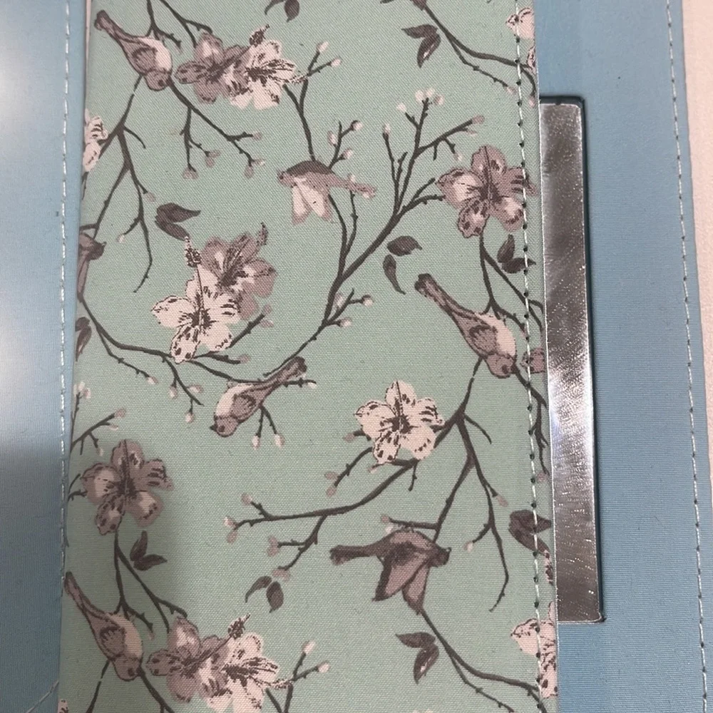 Laura Ashley purse makeup brush holder with mirror